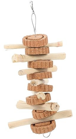 Happyyami Natürliche Bunny Molar Spielzeug Gesunde Snack Hängen Molar Spielzeug Haustiere Kauen
