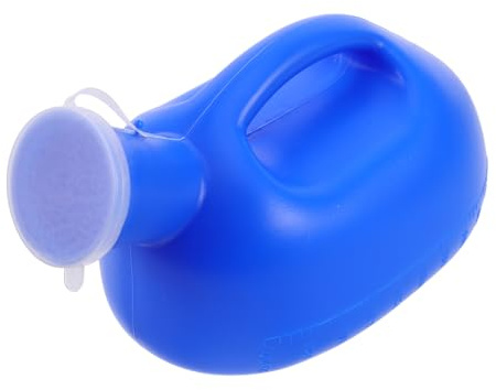 UTHCLO Reise Urinflasche für Männer Ml Oval Auslaufsicherer Verschluss Verstärktes Kunststoffmaterial Tragbares Urinal für Senioren und Betroffene Praktische Toilettenhilfe für Unterwegs