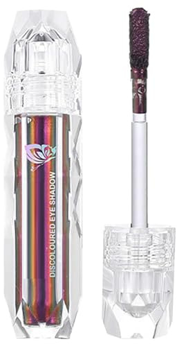 FGUUTYM Ombre à paupières 3 couleurs métallique liquide pailleté à changement de couleur fard à paupières multicolore hautement pigmenté durable et durable (3ml) crayon khôl bleu (D, taille unique)