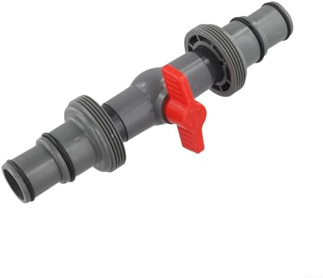 Yuanpgky Sandfilteranlage Schlauchverbinder 38/32mm T-Form Pool Schlauchadapter für Poolausrüstung Teile & Zubehör 24.2 cm Kunststoff und Edelstahl Anschlussverschraubung
