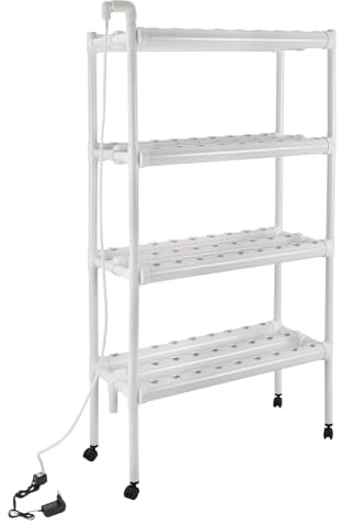 MELAQULY Attrezzature per piante idroponiche, 108 siti 12 tubi Attrezzature per piante idroponiche, Sistemi per la coltivazione di piante per la casa balcone giardino ortaggi da balcone