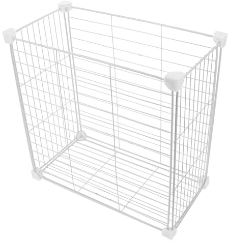 GARVALON Cestino per Congelatore in Filo Metallico Bianco, Organizer | Freezer e Frigorifero, Uso Cucina Verdure e Snack, Design a Rete Traspirante, Facile da Pulire