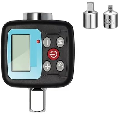 NGBFF Chiave dinamometrica digitale, Chiave dinamometrica digitale professionale 1/4'' 3/8'' 1/2'' Chiave dinamometrica elettronica Adattatore di coppia(GN340)
