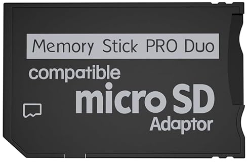 MEMORY STICK PRO DUO ADAPTER FOR PSP 1000 2000 3000 E1000 E1003 SONY HANDYCAM SONY CAMERA