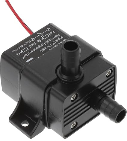 Ciieeo Bomba de Agua Miniatura Dc12v sin Escobillas, Sumergible para Acuario y Pecera, 3 Metros de Altura de Elevación, Bomba de Circulación para Jardín y Fuente, bajo Ruido, Ahorro