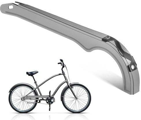 GRIRIW Protezione Catena per Bicicletta in Plastica Copertura Catena Bici Mountain Bike e Strada Facile Montaggio per Uso Urbano