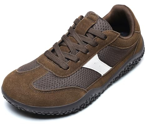 Meik Mangni Unisex Barefoot minimalistiska sneakers herr dam lätta barfotaskor breda andningsbara och halkfria löparskor, storlekar: 36–46 EU