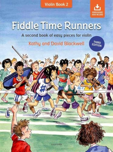 Kathy & david blackwell : fiddle time runners - revised version + support online (3eme edition): A second book of easy pieces for violin