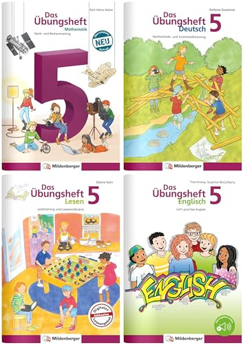 Sicher ins 6. Schuljahr – Paket: Rechnen – Schreiben – Lesen – Grammatik – Englisch · Klasse 5: Wichtige Grundlagen des Stoffs der 5. Klasse wiederholen, um gut ins 6. Schuljahr zu starten.