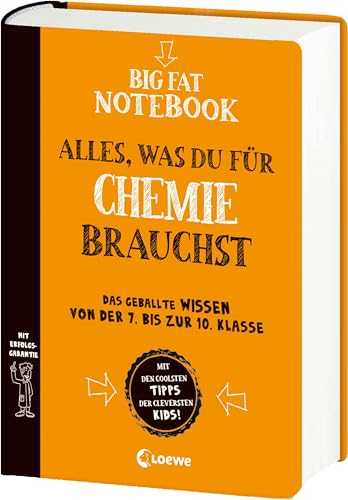Big Fat Notebook - Alles, was du für Chemie brauchst - Das geballte Wissen von der 7. bis zur 10. Klasse: Nachschlagewerk und Übungsbuch