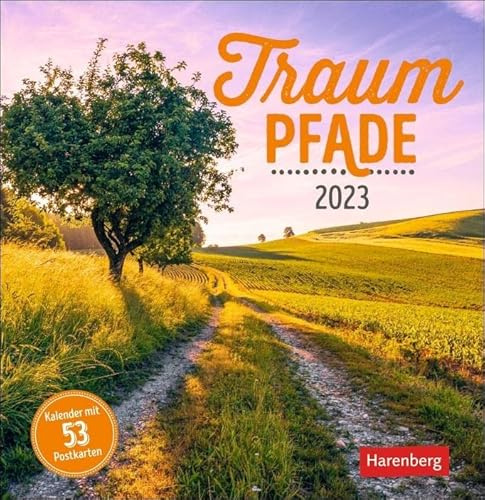 Traumpfade Postkartenkalender 2023. Die Poesie der Natur in einem Fotokalender. 53 Postkarten zum Verschicken und Sammeln in einem dekorativen Tischkalender.: Wochenkalender mit 53 Postkarten