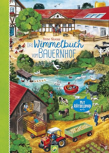 Das Wimmelbuch vom Bauernhof: Mit Rätselspaß für Kinder ab 2 Jahren (Wimmelbücher)