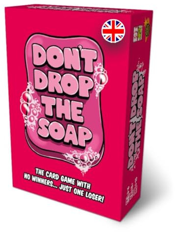 Don't Drop the Soap Don't Panic Games, Spiel, Schnelles Kartenspiel Mit Unerwarteten Enden, Partyspiel Zum Spielen Mit Freunden Auf Englisch, Für 3 Bis 6 Spieler, Ab 18 Jahren