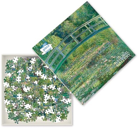 Adult Jigsaw Puzzle National Gallery Monet: The Water-Lily Pond: 1000-Piece Jigsaw Puzzles