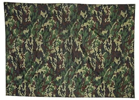 Zeltplane Tarn 2X, Plane Wasserdicht,Abdeckplane Wasserdicht Und Verrottungsfest,Camouflage,Tarnmuster,Wasserdicht,Leicht,Regenmatte,Picknick-Zelt,Raintent Shelter Beach (2 X 1,5 M)