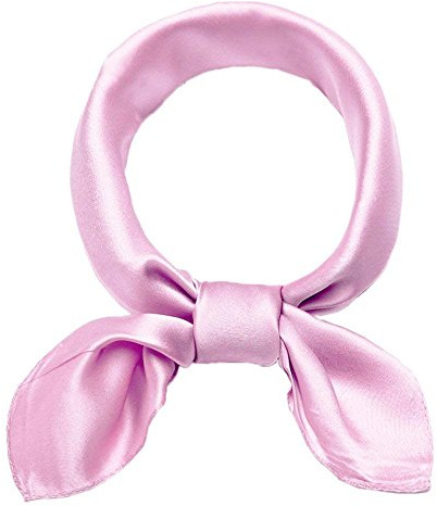 UK_Stone Damen Bandana Kopftuch Seidenschal Seidentuch Halstuch Nickituch 100% Seide Multifunktion Schal Unifarben 50 x 50cm,