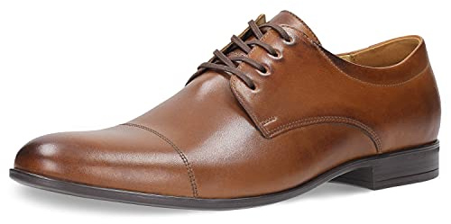 WOJAS Herren Lederschuhe – Klassische Schnürschuhe Business Glattleder Spitzenschuhe Ganzjahresschuhe – Braun, 9036-52, Gr. 43