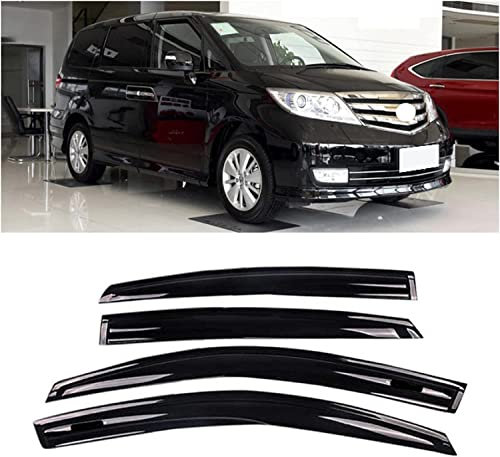 DIOTTI 4 Piezas Deflector Ventana Lateral para ELYSION 2012-2015, Visera Ventana Lateral Coche Toldos Ventilación Visera Ventana Lateral