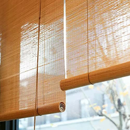 Naturale Tenda A Rullo In Bamboo Larghezze 45 50 55 60 65 70 75 80 85 90 95 100 105 110 115 120 125 130 135 140 145 150 155 160 165 170 Tende Avvolgibili Traspiranti Con Lift Anti-UV Personalizzabile