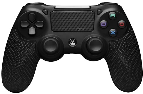The G-Lab K-Pad Thorium Ps4, Mando inalámbrico para Ps4, Controller PS4 con vibración integrada, Mando Ps4 ergonómico con panel táctil, toma de audio, batería recargable de larga duración - Ps4/Pc | Inalámbrico, Vibración Integrada, Touchpad, Toma de Audio, Ergonómica, Batería Recargable, Compatible con PS4/PC