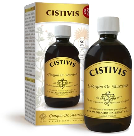 CISTIVIS líquido alcohólico – 500 ml (Suplemento de gayuba, vara de oro y otras plantas para la función del tracto urinario)