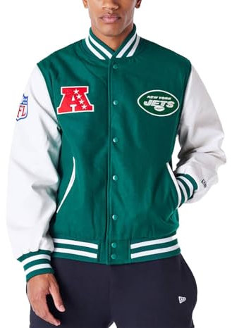 New Era NFL Patch New York Jets College Jacke Grün XL