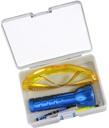 iplusmile Kfz-klimaanlage Leckdetektor Taschenlampe Tragbares Leckprüfgerät Mit Fluoreszierendem Detektor Und -lampenperlen Für Schnelle Lecksuche Klimaanlagen