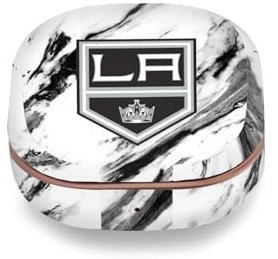 Head Case Designs Offizielle NHL Marmor Los Angeles Kings Vinyl Haut Aufkleber Abziehbild Abdeckung kompatibel mit Buds Live/Buds Pro / Buds2
