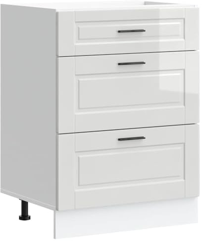 vidaXL Contemporary Kitchen Unit, Modern Cabinet, Wall Storage Solutions, Minimalist Shelves, Functional Options