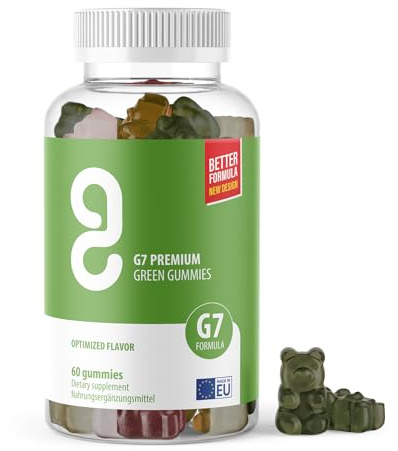 Green Gummies G7 Plus Gummibärchen | deine genussvolle Unterstützung | für Jung & Alt | 60 Gummies