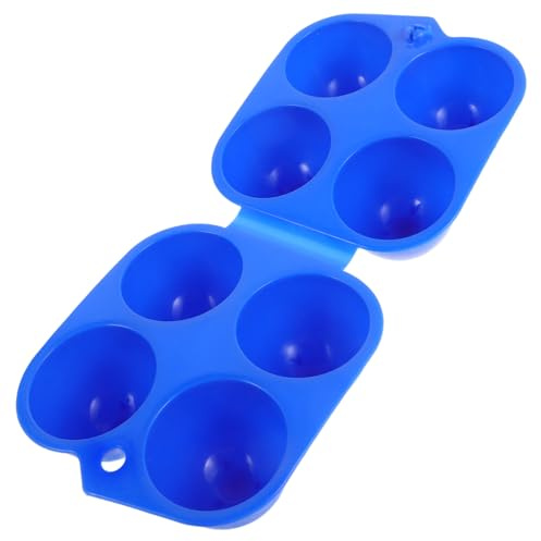 Hemobllo Caja de Huevos Compartimentos para Acampar Viajes y Picnics Huevera para Refrigerador y Almacenamiento de Huevos de Plastico