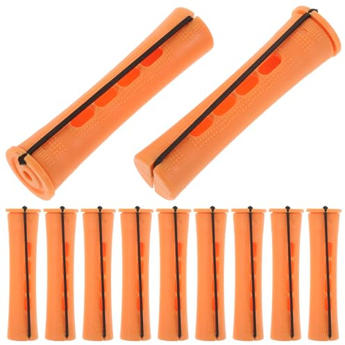 IWOWHERO 30 Stück Flexible Dauerwellenstäbe aus Pp mit Deckel für Damen Geeignet für Haartypen für Professionelles Styling im Salon und Zuhause