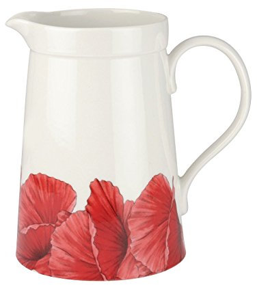 Portmeirion 628120 Botanic Blooms Beverage Jug, Earthenware, Multicolor