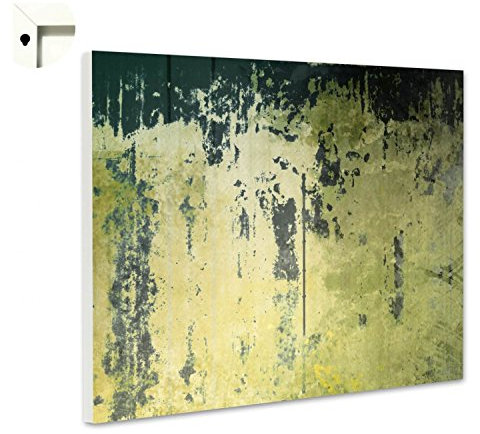 Magnettafel Pinnwand Muster Beton blau grün Größe 60 x 40 cm