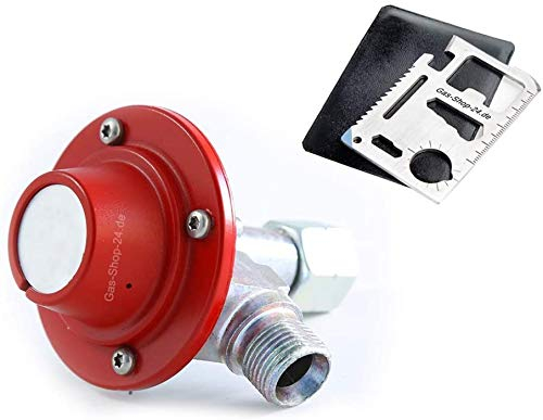 Druckminderer 1,5 bar für 425 gr. Kleinstflasche/Propangasflasche Gasflasche Propan (geeignet für Lötset, Weichlötgarnitur - Dachdecker)