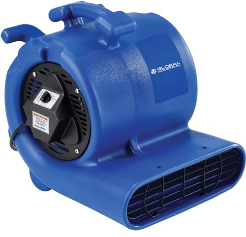 Global Industrial Floor Dryer, 3 Speed, 3/4 HP, 2800 CFM
