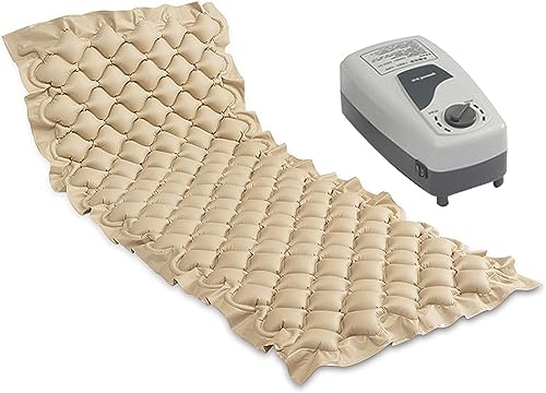 SPUZZO Anti-Dekubitus-Matratze, Wechseldruckmatratze, zyklisches Aufpumpen, Anti-Dekubitus-Luftmatratze, aufblasbares Bett for ältere, einzelne, medizinisch gelähmte Patienten