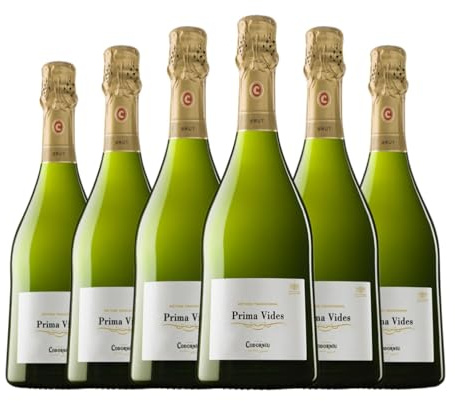 Codorníu Blanc de Blancs Prima Vides Brut Cava 75 cl Espumoso blanco (Caja de 6 Botellas de 75 cl)