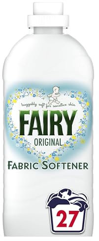 Fairy Original Fabric Conditioner, 27 Washes, 891ml, For Sensitive Skin, Hypoallergenic, Mild fresh scent
