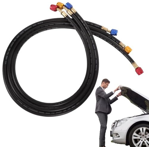 Tubo de llenado para aire acondicionado de coche, manguera de carga de refrigerante para la industria automotriz, kit para rellenar refrigerantes de aire acondicionado, herramienta de mantenimiento de