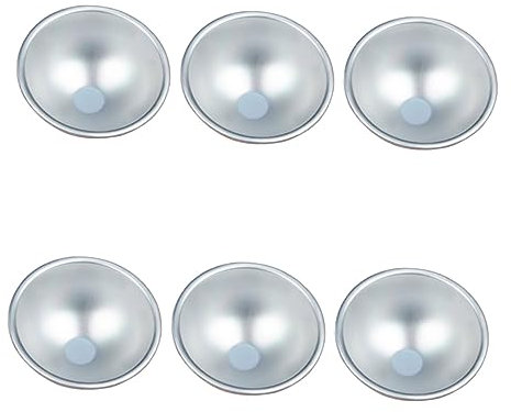 Anneome 2 Set Di Per Dolci Semicircolari in Alluminio Leggero Per Tortine Muffin E Cupcake Antiaderenti 6 Pezzi*2