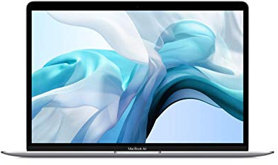 Apple MacBook Air de Principios de 2020 con Intel Core i3 (13 pulgadas, 16 GB de RAM,256 GB SSD de Almacenamiento) (QWERTY Inglés), Plata (Reacondicionado)