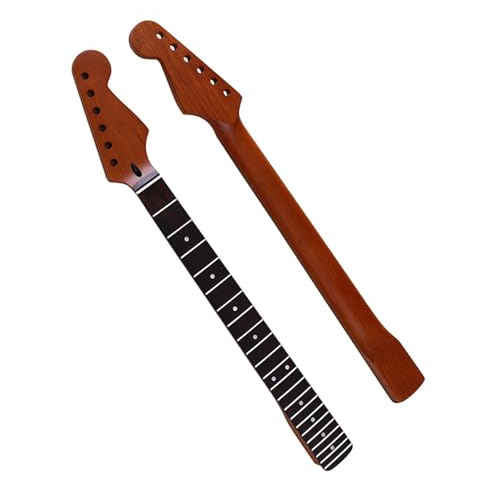 6-Saiter 22-Bund Gerösteter Ahorn Für ST-Hals Palisander Matt E-Gitarrenhals Modifikation DIY Gitarrenzubehör