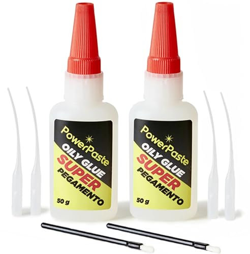 PowerPaste 2 de Super Glue XXL – Pegamento fuerte de cianocrilato extrafuerte 50 g | Secado rápido y resistente al agua | Ideal para bricolaje, manualidades y reparaciones domésticas | Multimaterial
