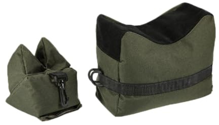 Folpus Sacchetti di Sacchetti di Sabbia da tiro 2X Set di Sacchetti di Sabbia di Supporto Anteriori e Posteriori Portatili per Picnic, Verde