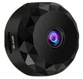 DVONE Mini Telecamera, Mini Telecamera HD 1080P Senza Fili per Interni/Esterni con Audio e Video, con Registrazione a Batteria Lunga, per esterni/interni