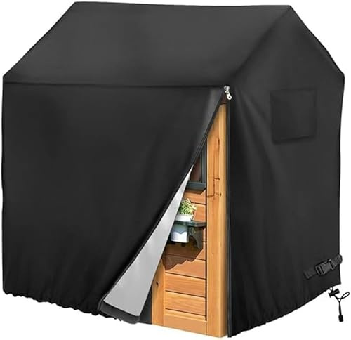 Daaxing Funda para Casita de Juegos Infantil de Exterior de Tela Oxford 210D, Para Casa de Juegos de Niños y Funda Protectora Impermeable de Protección Solar (145 x 145 x 160 cm)