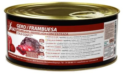 SOSA Mermelada Frambuesa Cold Confit® - Formato 1.5kgs - Uso professional