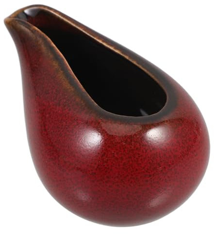 MOLUCKFU Ceramic Sauce Pitcher Elegante Brocca per Salsa e Condimenti Perfetta per BBQ Buffet e Cene Design Classico per La Cucina
