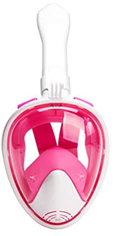 DFGHNBVC Schnorchelmaske Für Kinder, Komplett Trocken, Schnorchel, Schwimm- Und Tauchmaske, Myopie-Antibeschlag-Schnorchel-Sambo-Ausrüstung, Pink, Pink
